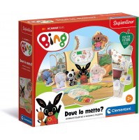 Clementoni - Bing - Dove lo metto? - Play For Future Gioco educativo (versione in italiano), 3 anni+, Multicolore, , 1628